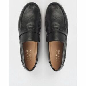 Jamie Haller Black Leather Flats NWT